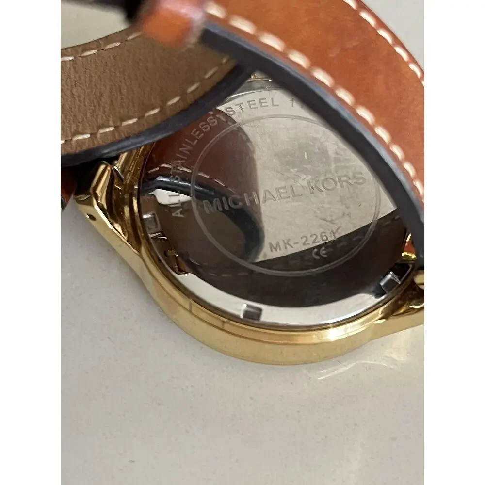 Michael Kors WRAP AROUND leather watch